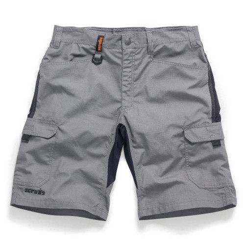 A pair of durable Flex Range Shorts featuring cargo pockets and stretch panels, perfect for work and free movement 36 inch waist