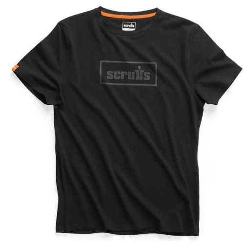SCRUFFS Sedona Organic Cotton T-Shirt in black, size medium