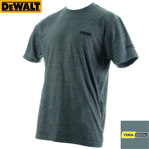 Dewalt Typhoon Mens T-shirt - Charcoal Grey - Large