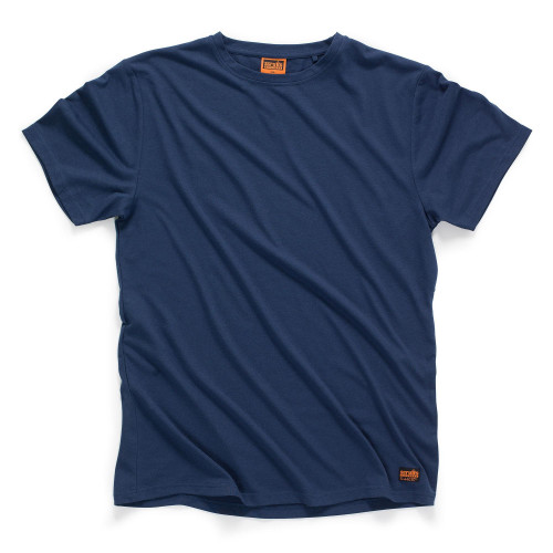 scruffs worker t shirt in navy blue
