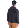 Carhartt 100074 Hoodie Sweatshirt Chest Logo Graphic Midweight Loose Fit in Black Large