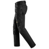 Snickers 6275 AllroundWork, 4-way Stretch Trousers with Holster Pockets Black 31w 32 Leg