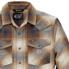 Carhartt 107016 Montana Lightweight Long Sleeve Plaid Shirt Sandstone Large