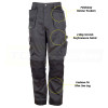 Apache ATS 3D Stretch Holster Trouser Grey 30w 29 Short Leg