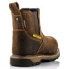 Buckler Buckbootz B1180 Buckflex Waterproof Safety Dealer Boots Brown Size 10