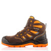 Buckler Buckbootz Buckzviz BVIZ2 Hi-Vis Waterproof Safety Work Boot Brown / Orange Size 11
