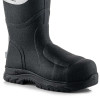 BuckBootz BBZ9000 Neoprene Hi Vis Safety Wellington Boots Black Size 7
