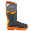 BuckBootz BBZ9000 Neoprene Hi Vis Safety Wellington Boots Grey / Orange Size 11