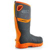 BuckBootz BBZ9000 Neoprene Hi Vis Safety Wellington Boots Grey / Orange Size 11