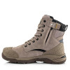 Buckler Buckbootz Blastz Tradez High Leg Side Zip Waterproof Safety Boots Stone Size 6