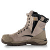 Buckler Buckbootz Blastz Tradez High Leg Side Zip Waterproof Safety Boots Stone Size 6