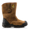 Buckler Buckbootz BSH010 Buckshot Pro Safety Rigger Boot Waterproof Brown Size 9