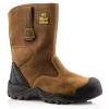 Buckler Buckbootz BSH010 Buckshot Pro Safety Rigger Boot Waterproof Brown Size 9