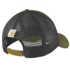 Carhartt 101195 Mesh-Back Cap Logo Hat - Dark Bronzed Green - One Size