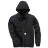Carhartt 101759 Wind Fighter Relaxed Fit Full Zip Hoodie Black Large