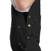 Carhartt 102776 Iconic R01 Duck Fabric Bib Dungarees Overalls Black 34w 32L