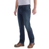 Carhartt 102807 Slim Fit Tapered Jeans, Rugged Flex Tapered Work Trousers Superior Blue 30w L32