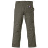 Carhartt 103340 Slim Fit Tapered Leg Duck Double Front Dungaree Trousers Tarmac W34 L32
