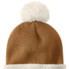 Carhartt 103343 Knit Pom Cuffed Beanie Hat Carhartt Brown