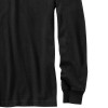 Carhartt 104107 Dearborn Relaxed Long Sleeve Logo T-Shirt Black/Grey Large