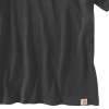 Carhartt 104264 T-shirt Relaxed Fit Heavyweight Short Sleeve in Black Size Medium