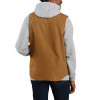 Carhartt 104277 Loose Fit Mock Neck Sherpa Lined Vest Gilet Carhartt Brown Large