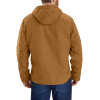 Carhartt 104392 Coat Relaxed Fit Duck Sherpa Lined Hooded Jacket Brown Size Small