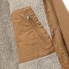 Carhartt 104392 Coat Relaxed Fit Duck Sherpa Lined Hooded Jacket Brown Size Small