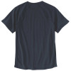 Carhartt TK4616 Force Plain T-shirt with Chest Pocket Navy Large