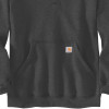 Carhartt 105294 Loose Fit Quarter Zip Sweatshirt with Kangaroo Pockets Carbon Heather Large