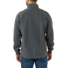 Carhartt 105294 Loose Fit Quarter Zip Sweatshirt with Kangaroo Pockets Carbon Heather Large