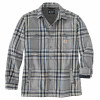 Carhartt 105430 Heavyweight Sherpa Lined Flannel Shirt Jacket Asphalt Grey Small