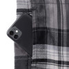 Carhartt 105938 Flannel Sherpa Lined Hooded Shirt Jacket Black Large