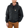 Carhartt 106543 Lightweight Rain Defender Insulated Hooded Jacket Black Large