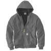 Carhartt 106673 Loose Fit Firm Duck Insulated Flannel Lined Active Jacket in Gravel Small