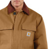 Carhartt 106674 Loose Fit Insulated Firm Duck Traditional Coat Brown Size Large