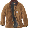 Carhartt 106674 Loose Fit Insulated Firm Duck Traditional Coat Brown Size Large
