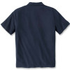 Carhartt 106685 Polo Shirt with Front Pocket - Navy Size Small