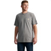 Carhartt 106772 Midweight Relaxed Fit Graphic T-Shirt - Weathered Ash Heather Size Small