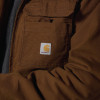 Carhartt 106980 Loose Fit Washed Duck Insulated Active Jacket Red Duck Size Large