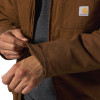 Carhartt 106980 Loose Fit Washed Duck Insulated Active Jacket Red Duck Size Large
