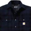 Carhartt 107017 Relaxed Fit Flannel Sharpa Lined Shirt Jacket Navy Large