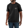 Carhartt 107063 Relaxed Fit Graphic Pocket Logo T-Shirt Black Small