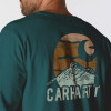 Carhartt 107260 Long Sleeve T-shirt with Mountain Graphic Print Small