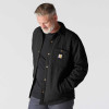 Carhartt 107270 Rain Defender Loose Fit Heavyweight Quilted Shirt Jacket Black Large
