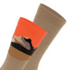 Carhartt 803397 Men's Midweight Wool Blend Mountain Crew Socks Dark Khaki Large