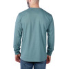 Carhartt Long Sleeve Logo T-shirt - Relaxed Fit - Sea Pine Heather Medium