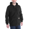 Carhartt K122 Midweight Full Zip Hooded Sweatshirt Loose Fit Black Size Medium