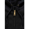 Carhartt K122 Midweight Full Zip Hooded Sweatshirt Loose Fit Black Size Medium