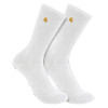 Carhartt 803106 Force Men's Midweight Crew Socks White (2 Pairs) Medium